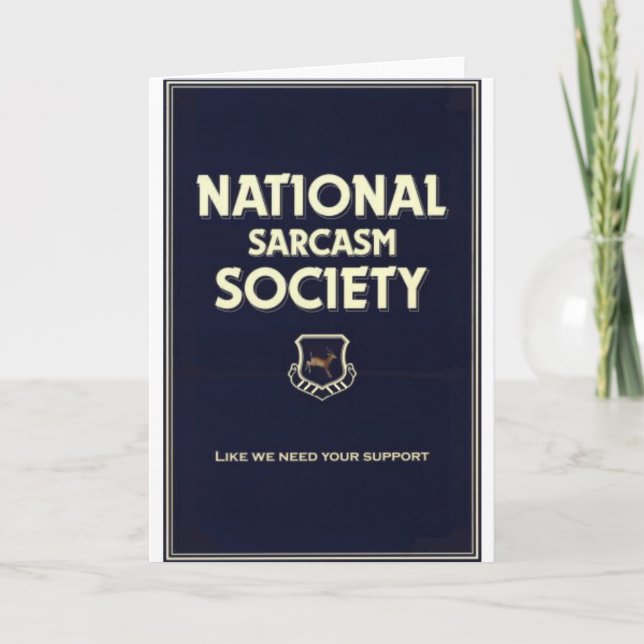 Carte Société nationale-sarcasme (Devant)