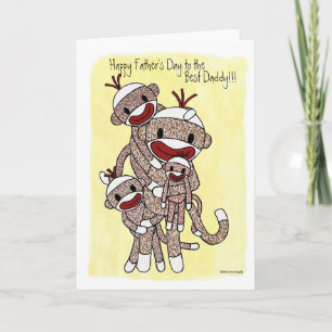 Carte Sock Monkey Daddy 03