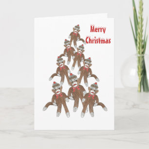 Carte Sock Tree de Noël