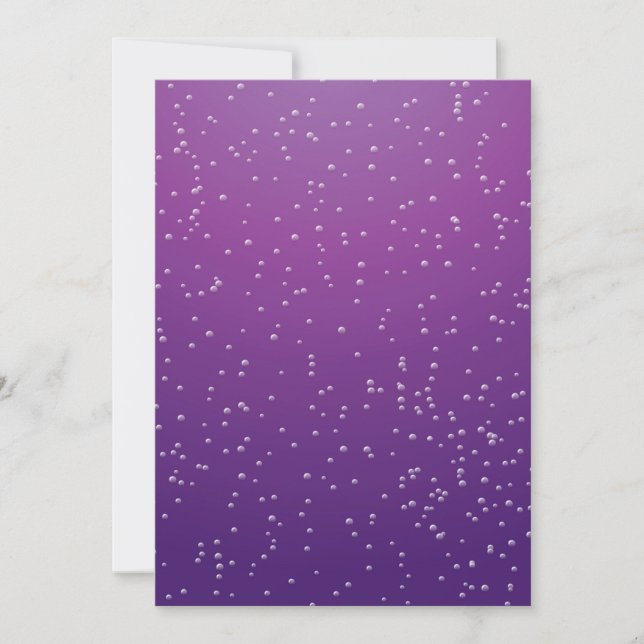 Carte Soda de raisin avec minuscules bulles Art Arrière  (Devant)