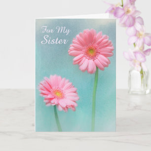 Carte Soeur Chemo, Maladie Grave, Floral