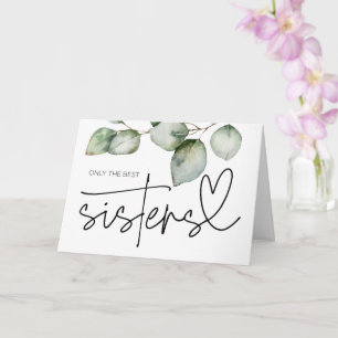 Carte Soeur de la grossesse à être Je suis enceinte