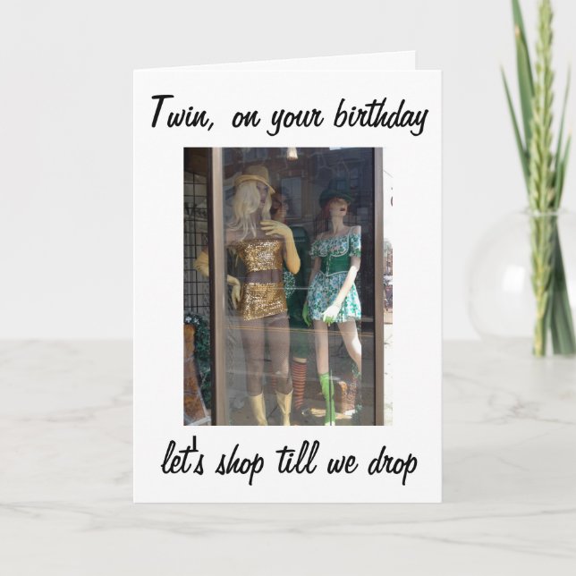 CARTE **SOEUR DOUCE**DÉJEUNER ET SHOPPING À L'ANNIVERSAI (Devant)