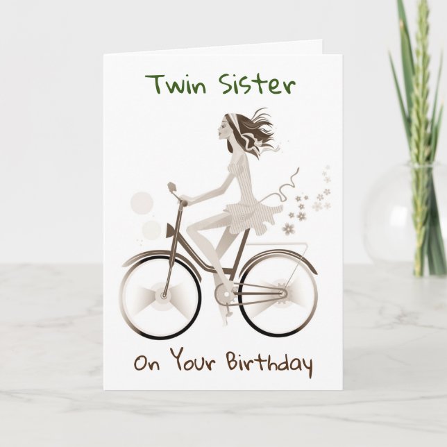 CARTE **SOEUR DOUCE** PROFITEZ DE VOTRE ANNIVERSAIRE (Devant)