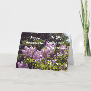 Carte Soeur et anniversaire de maris