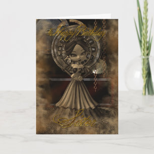 Carte Soeur Steampunk Moonies Cutie Pie