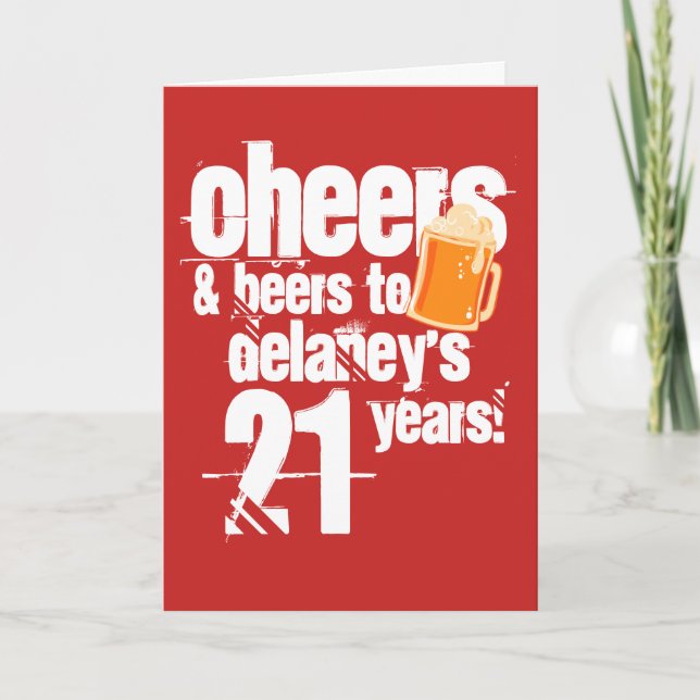 Carte Soeurs et bières personnalisées Anniversaire (Devant)