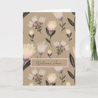 Carte Soft Blush Botanical Floral Greeting Card