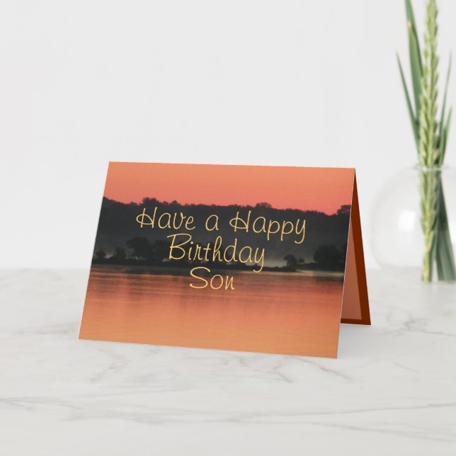 Carte Soft Sunrise2 Card-customize any occasion (Devant)