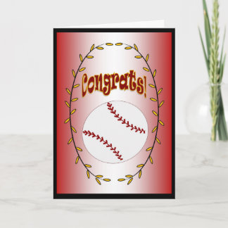 Carte Softball - Félicitations !