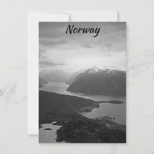 Carte Sognefjord, Norvège