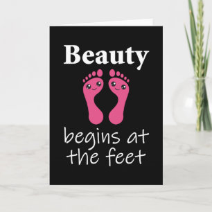 Carte Soins des pieds Pedicure Chiropodist ongle Salon C