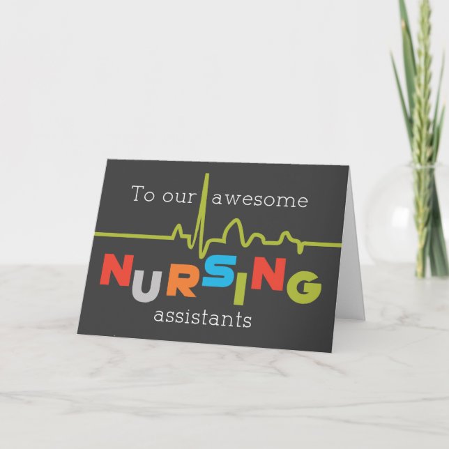 Carte Soins infirmiers Jour du groupe à tous merveilleux (Devant)