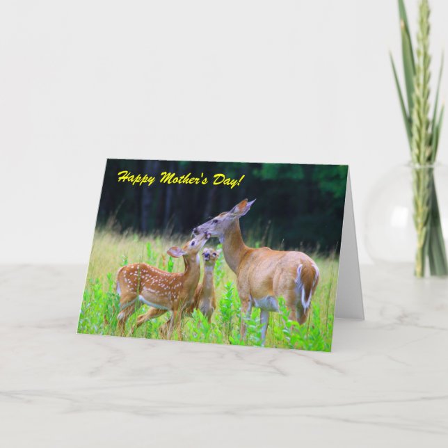 Carte Soins infirmiers pour les pères cerfs, Bonne fête  (Devant)