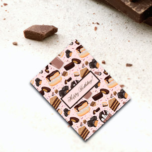 Carte Soins sucrés Beurre d'arachide Mocha au chocolat