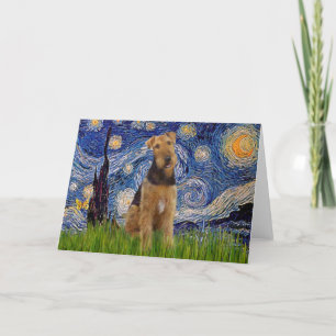 Carte Soirée de Stgarry - Airedale Terrier (#1)