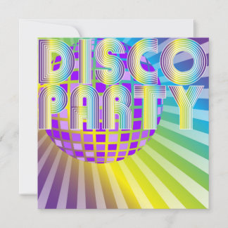 Carte Soirée Disco