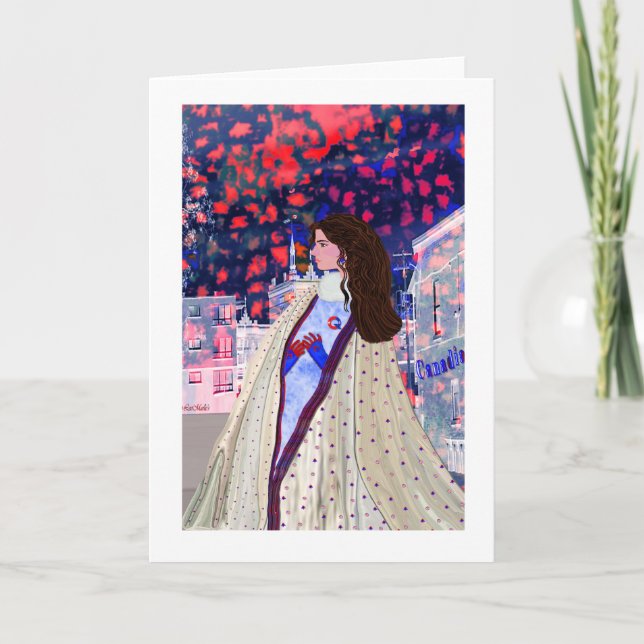 Carte Soirée Montréal Le design créatif de LeeMarie (Devant)