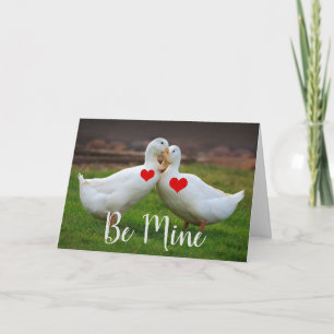 Carte Sois Mienne Canard Saint-Valentin