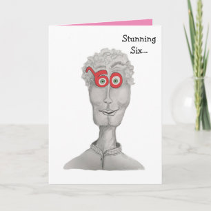 Carte Soixante voeux d'anniversaire !