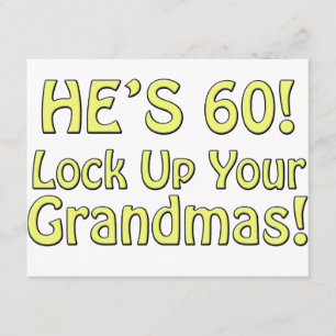 Carte soixantième Anniversaire