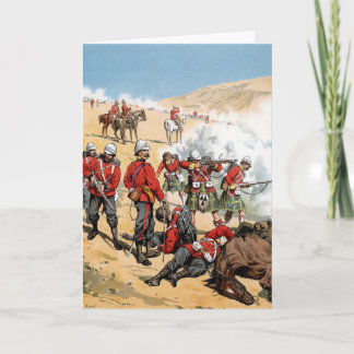 Carte Soldat britannique du XIXe siècle