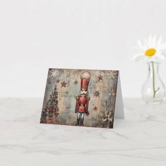 Carte Soldat vintage Nutcracker