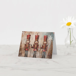 Carte Soldat vintage Nutcracker