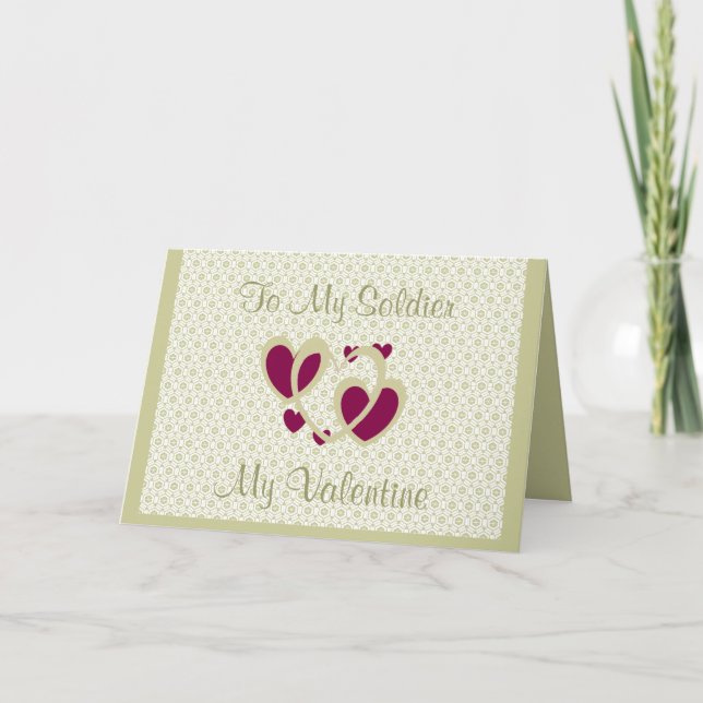 Carte SOLDIER VALENTINE (Devant)