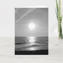 Carte Soleil Brillant sur la Mer