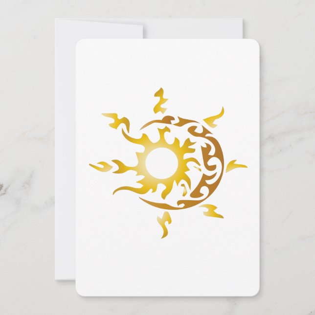 Carte soleil et lune (Devant)