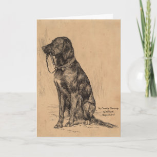 Carte Solely Dog tenant sa propre laisse, Sympathy Pet
