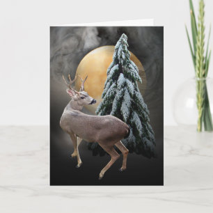 Carte Solstice Deer