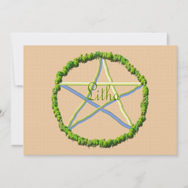 Carte Solstice d'été (Devant)