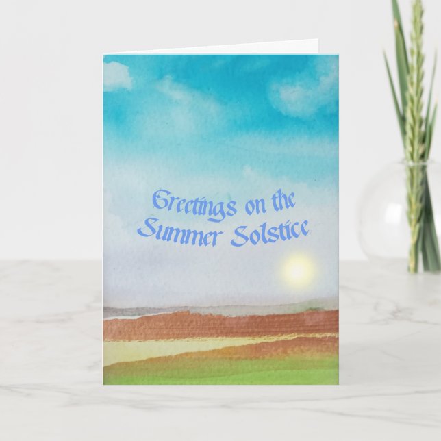 Carte Solstice d'été (Devant)