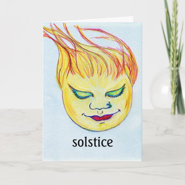 Carte solstice d'été (Devant)