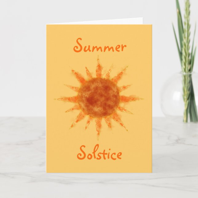 Carte Solstice d'été (Devant)