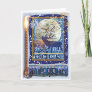 Carte Solstice d'hiver