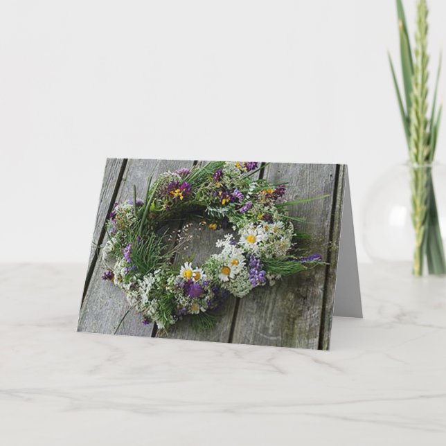 Carte Solstice greeting (Devant)