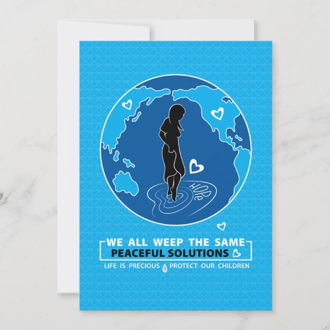 Carte Solutions pacifiques 5"x7"_Carte plate (Devant)