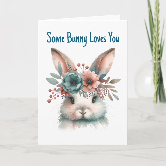 Carte Some Bunny Loves You Easter Greeting  (Devant)