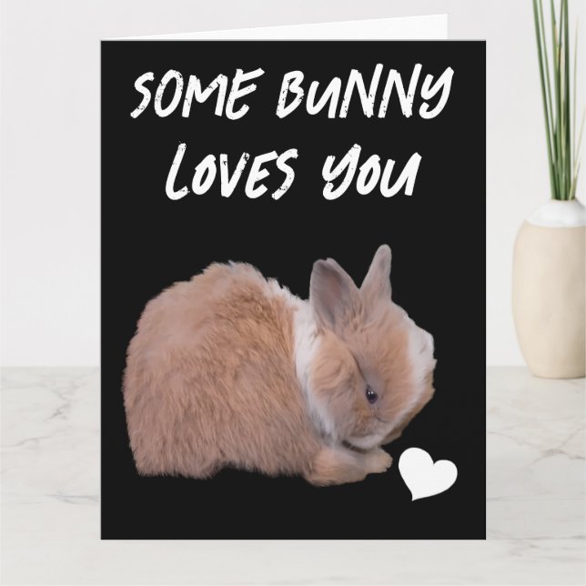 Carte Some Bunny t'aime (Devant)
