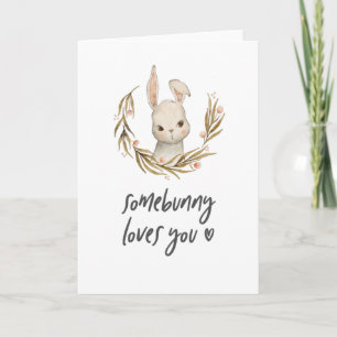 Carte Somebunny Vous Aime Sweet Rabbit Valentines