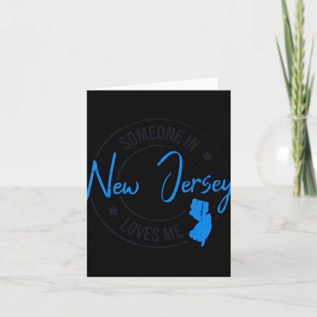 Carte Someone In New Jersey Loves Me New Jersey  (Devant)