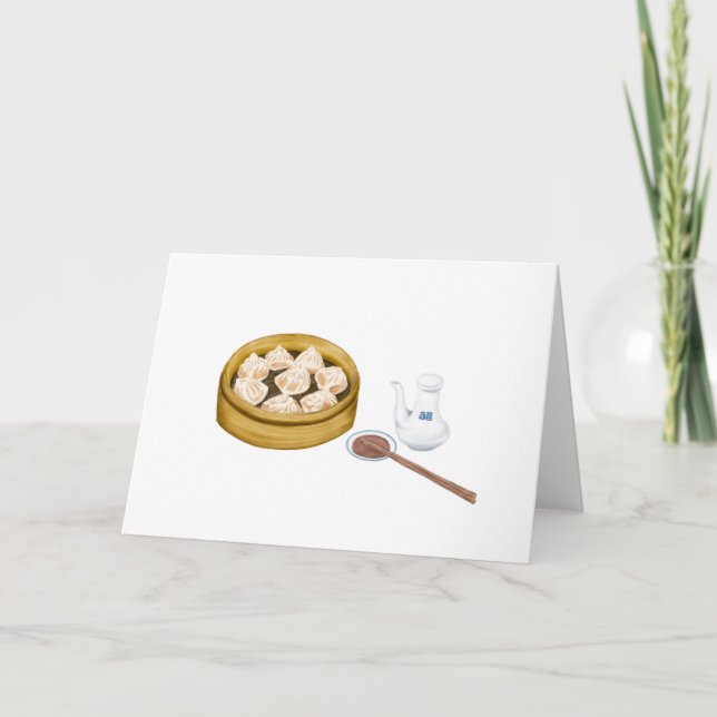 Carte Somme de Dim| XiaoLongBao| 小 笼 包 (Devant)