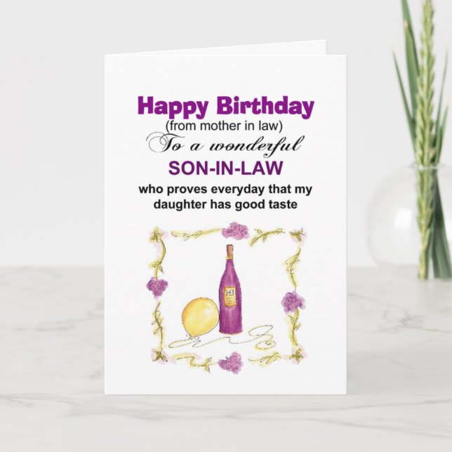 Carte son anniversaire (Devant)