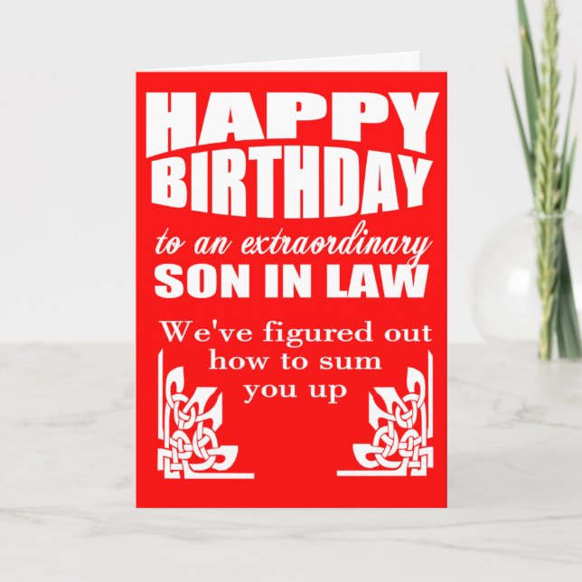 Carte son anniversaire (Devant)