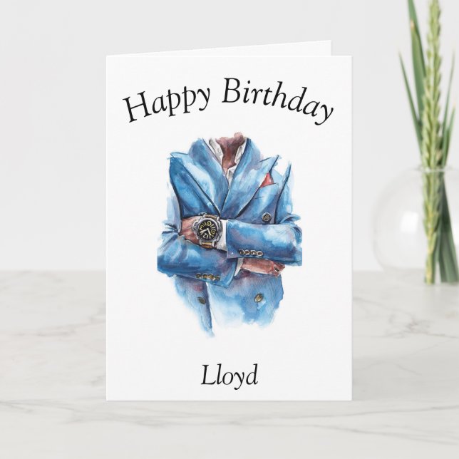 Carte Son anniversaire (Devant)