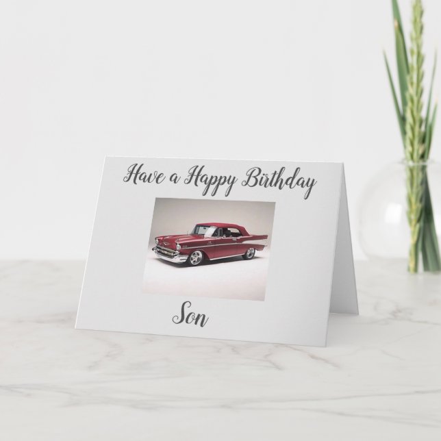 CARTE ***SON*** AVEZ UN JOLI ANNIVERSAIRE !!!! (Devant)