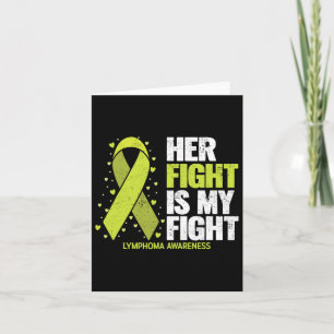 Carte Son combat est ma lutte contre le cancer du sang L